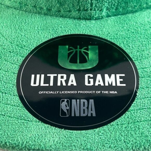 Boston Celtics Ultra Game Faux Suede NBA Snap Back Hat Cap Kelly Green OSFM - Picture 2 of 6